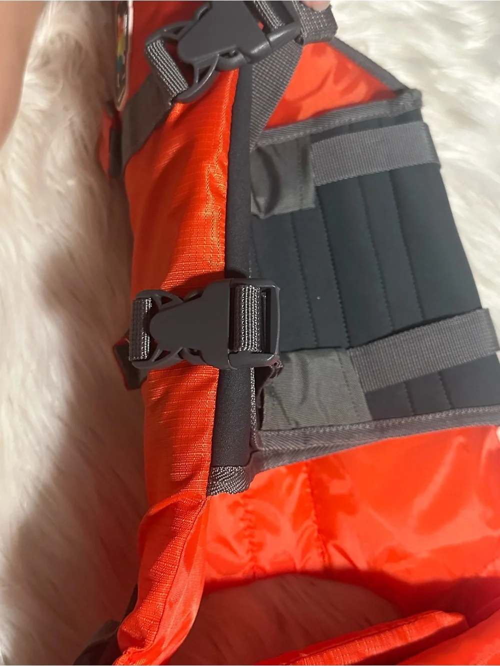 Granby Splash Life Jacket for Small Pets - Bright Orange